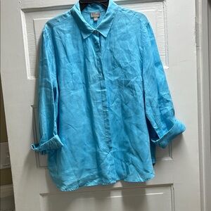 J. Jill Turquoise Blouse